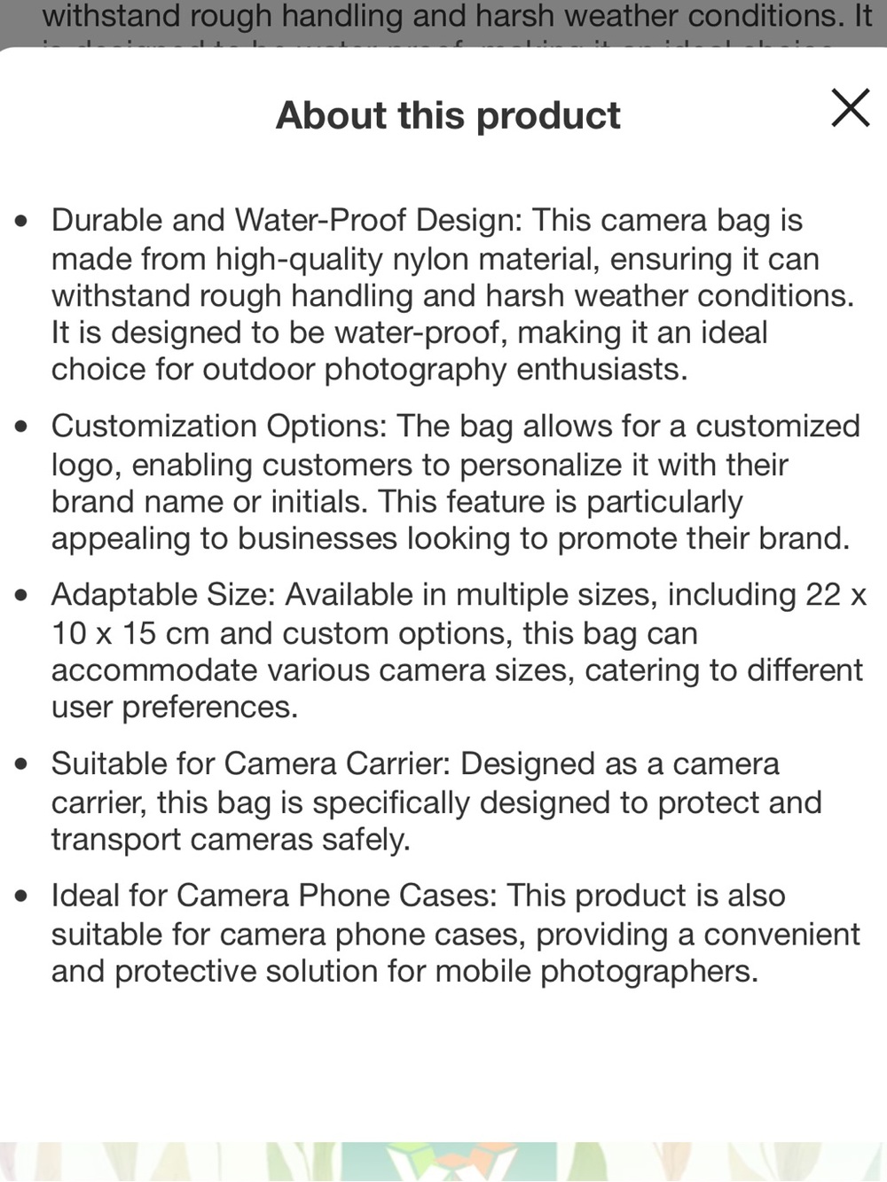 A-MODE, camera bag!! - Picture 5 of 16